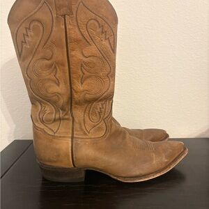 Tony Lama Tan Western Boots